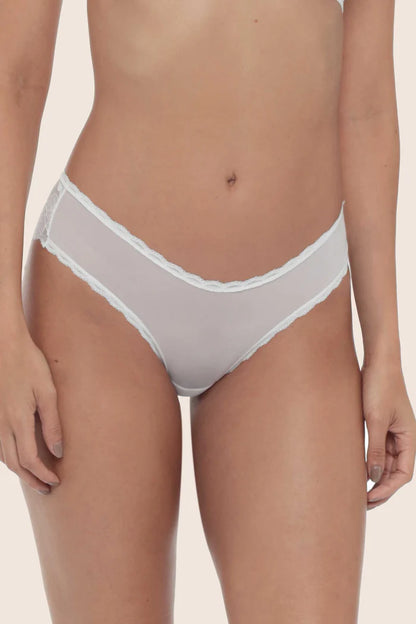 CULOTTE ELLIPSE EN ENCAJE ULTRA COMODO ALMA BRILLANTE CRUDO